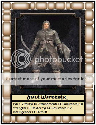 Dark Souls Trading Cards MaleWandererTC