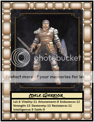 Dark Souls Trading Cards MaleWarriorTC