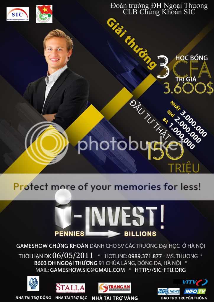 THỂ LỆ GAMESHOW CHỨNG KHOÁN “I-INVEST!” 2011 Poster1