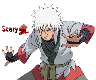 Exame genin do sabio tarado Jiraiya-Render-Scary