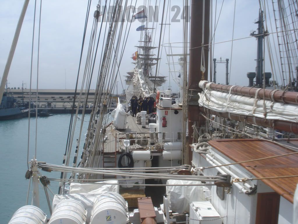 Regata Bicentenario "Velas Sudamérica 2010": Elcano-cubierta5