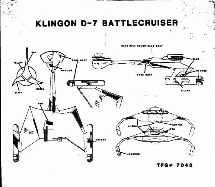 Crusador de Batalha Klingon D 7.... Klingon20D7