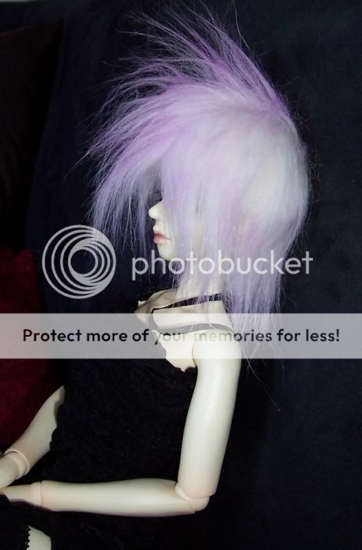 wigs Wig5white-violeta