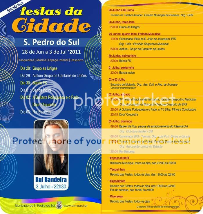 Festas da cidade de São Pedro do Sul Cidade11