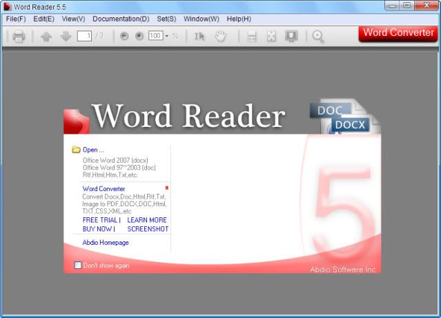Giúp Office 2003 đọc được File của Office 2007 Wordreader