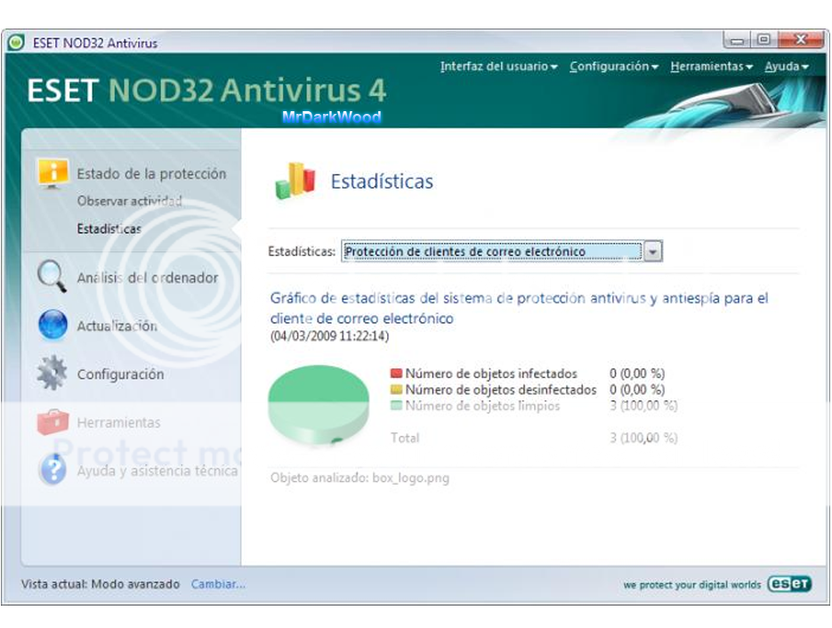 NOD32 V3 Full En EspaÃ±ol 1 Link ESETScreen