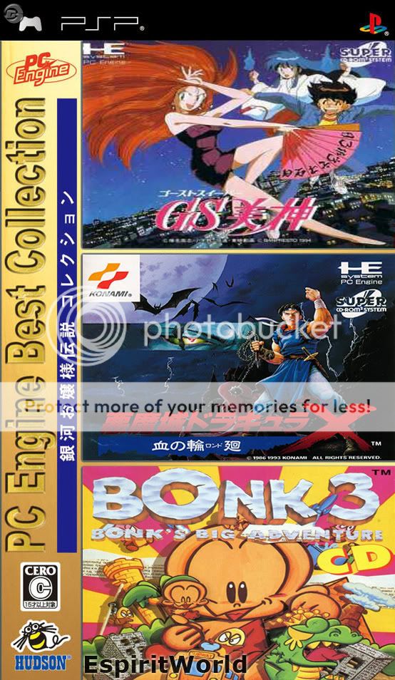 [PSP] Juegos PC Engine/Turbo Grafix 16 CD [Emulador Original Hudson] EspiritWorld