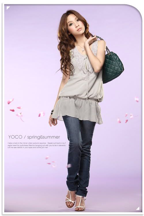 احدث واحلى الازياء اليابانية والكورية Yoco_blouse_J1726grey1