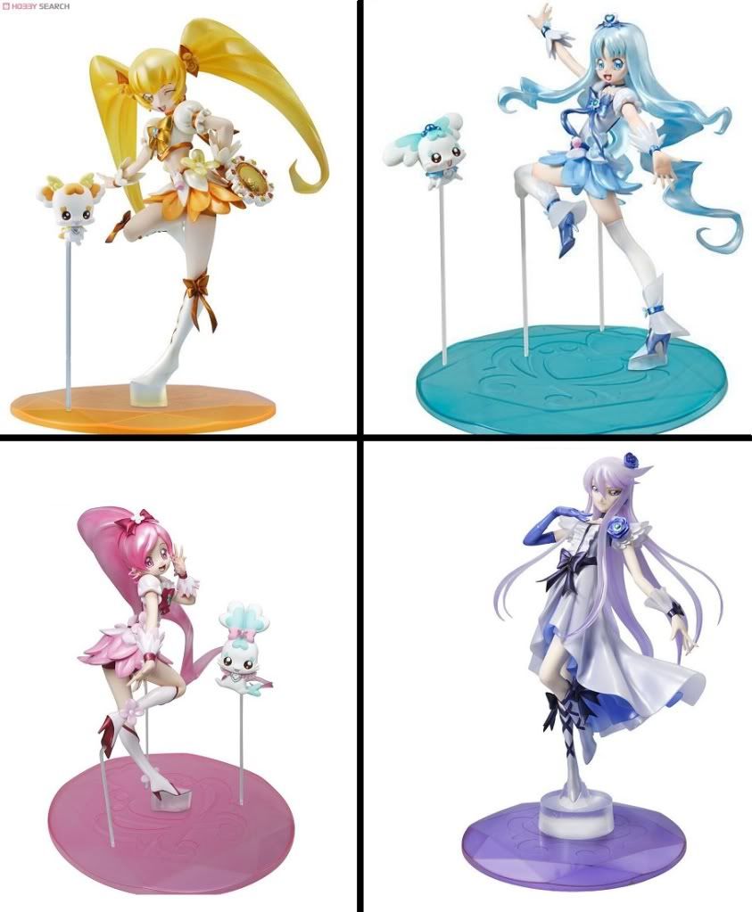 [Reedición] Cure Sunshine, Cure Marine, Cure Blossom y Cure Moonlight -Heartcatch Precure!- (Megahouse) 10134808a