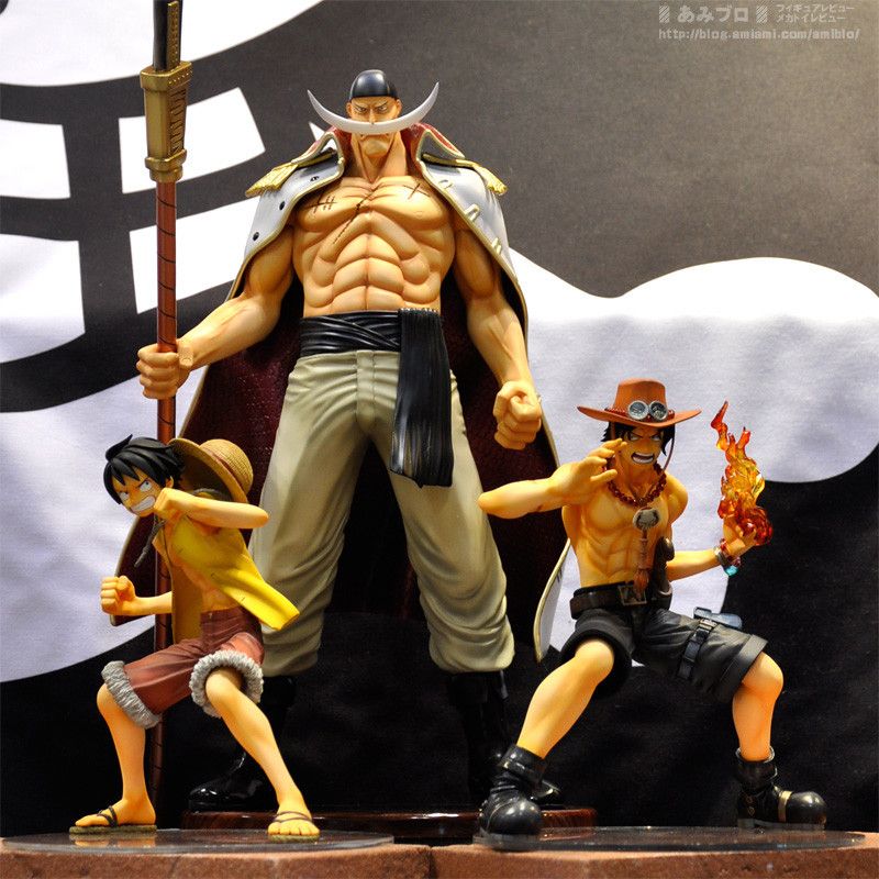 [Reedición] Monkey D. Luffy y Portgas D. Ace P.O.P Limited Edition y Edward Newgate P.O.P XD -One Piece- (Megahouse) CIN1280992836