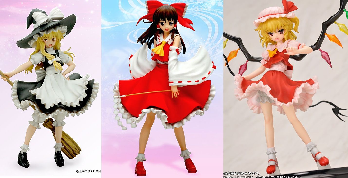 [Reedición] Reimu Hakurei, Marisa Kirisame y Fladre Escarlet -Touhou Project- (Griffon Enterprises) FIG-MOE-0767_01