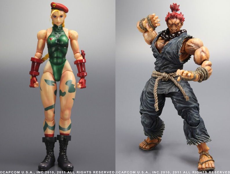 Play Arts Kai Cammy y Akuma -Super Street Fighter 4- (Square Enix) FIG-MOE-4750