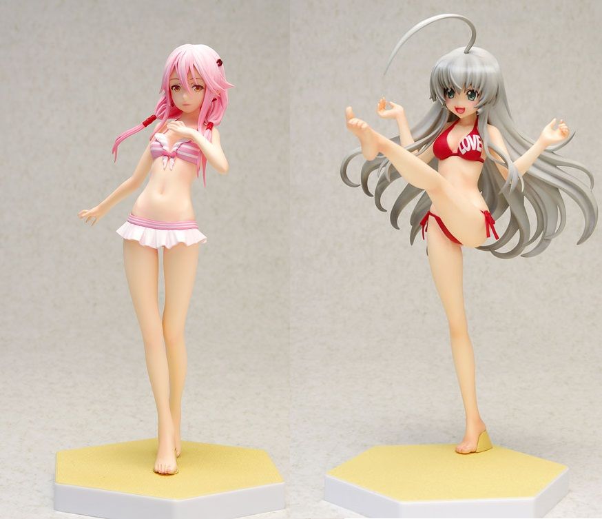 Inori Yuzuriha -Guilty Crown- y Nyarlathotep -Haiyore! Nyaruko-san- Beach Queens (Wave) 2525