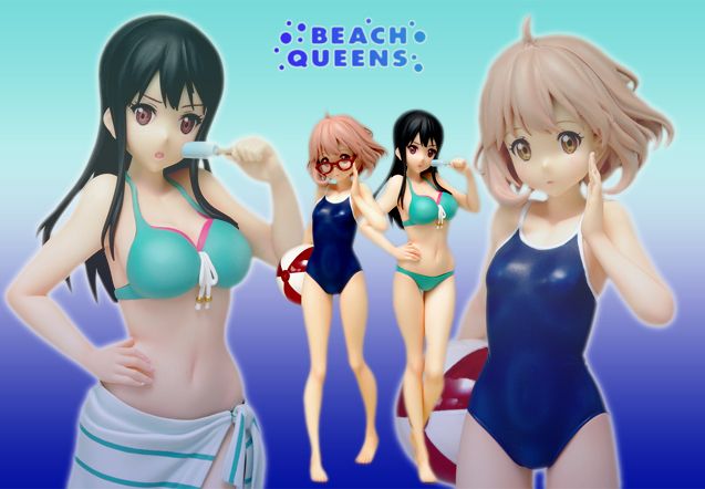 Mitsuki Nase y Mirai Kuriyama Swimsuit ver. Beach Queens -Kyoukai no Kanata- (Wave) -Reservas Abiertas- BQKNK