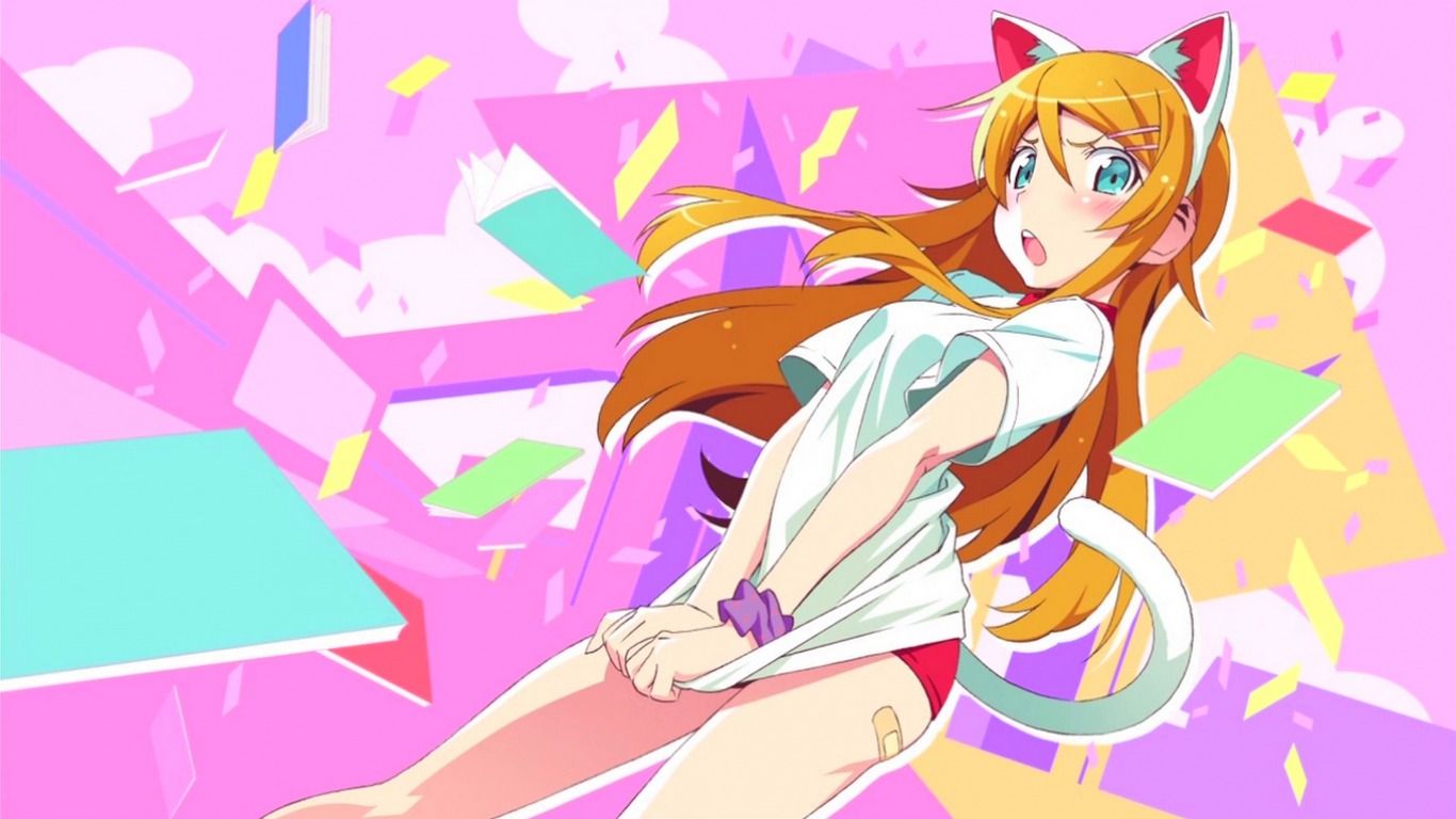 Kousaka Kirino Nekomimi ver. -Ore no Imouto ga Konna ni Kawaii Wake ga Nai- (Griffon Enterprises) 518991-1366x768-