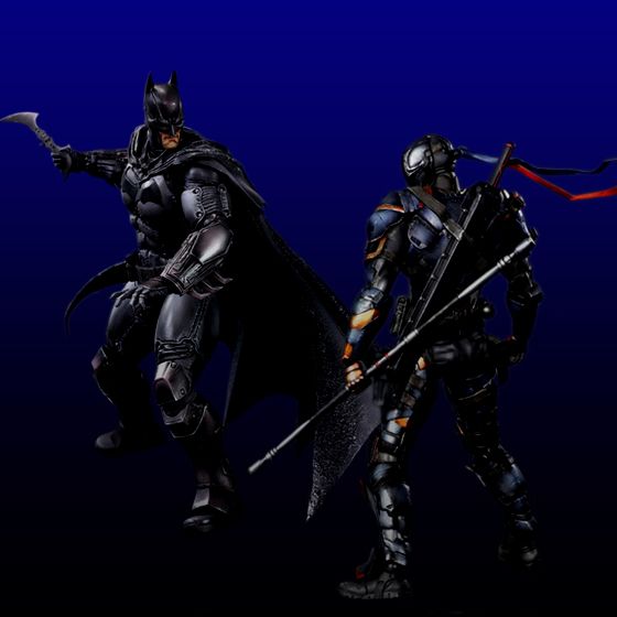 Play Arts Kai Batman y Deathstroke -Batman: Arkham Origins- (Square Enix) BAO