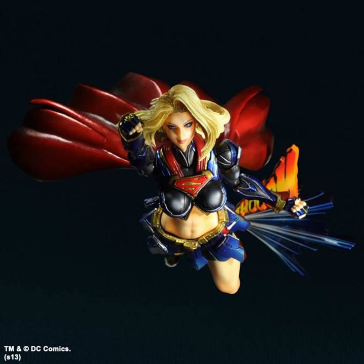 Variant Play Arts Kai Superman -Superman- y Supergirl -Supergirl- (Square Enix) 1234979_204123816430641_1647409699_n