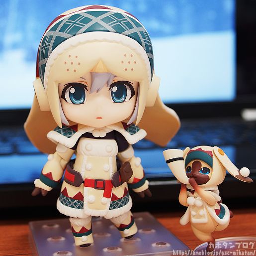 Nendoroid Hunter & Otomo Airou -Monster Hunter 4- (Good Smile Company) Femalehunter01