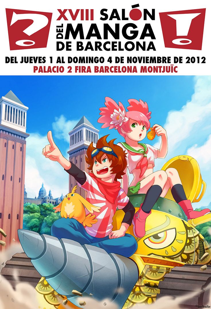 XVIII Salón del Manga 2012 (Barcelona) Cartel20castbaja