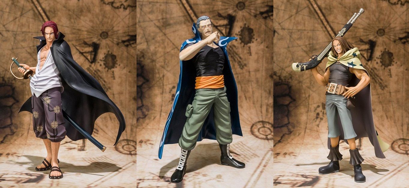 Shanks, Benn Beckman y Yasopp Figuarts ZERO -One Piece- (Bandai) Dfgdfgdfgfd