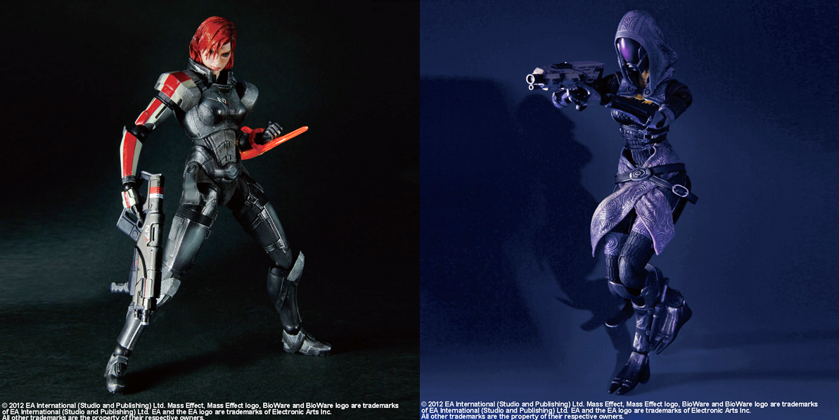 Play Arts Kai Jane Shepard y Tali'Zorah nar Rayya -Mass Effect 3- (Square Enix) Rtertertert