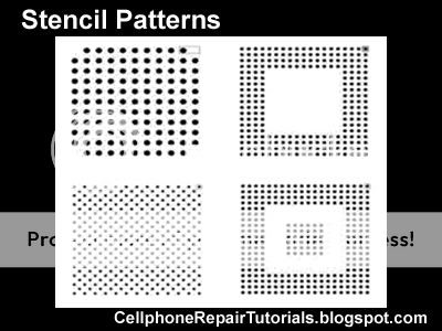 Reballing Kits Stencilpattern2