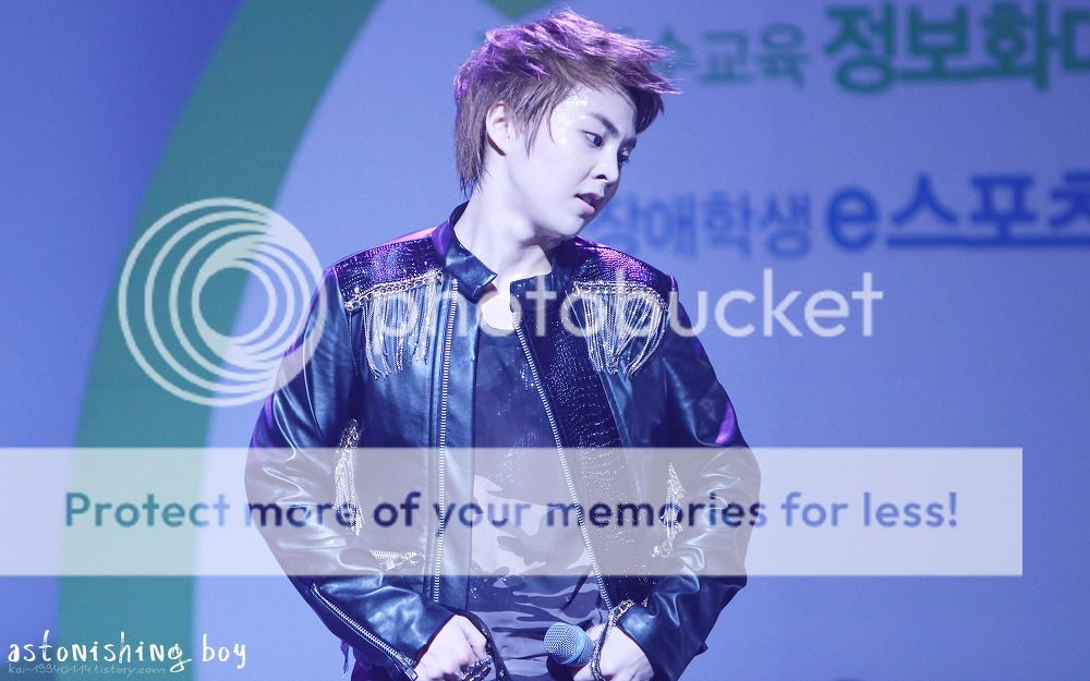 [Fantaken] 040912 EXO M XiuMin @ KBS Sound of Love Concert Tumblr_ma3hossSR91rt6zkmo1_1280