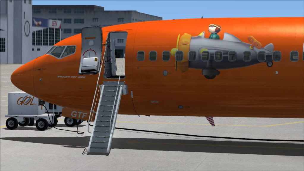 [FSX] Testando a pintura da Gol FS-2011-aug-30-002