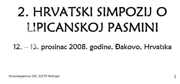 2 SIMPOZIJ O LIPICANSKOJ PASMINI, DJAKOVO + ZBORNIK RADOVA SA SIMPOZIJA Image3-1