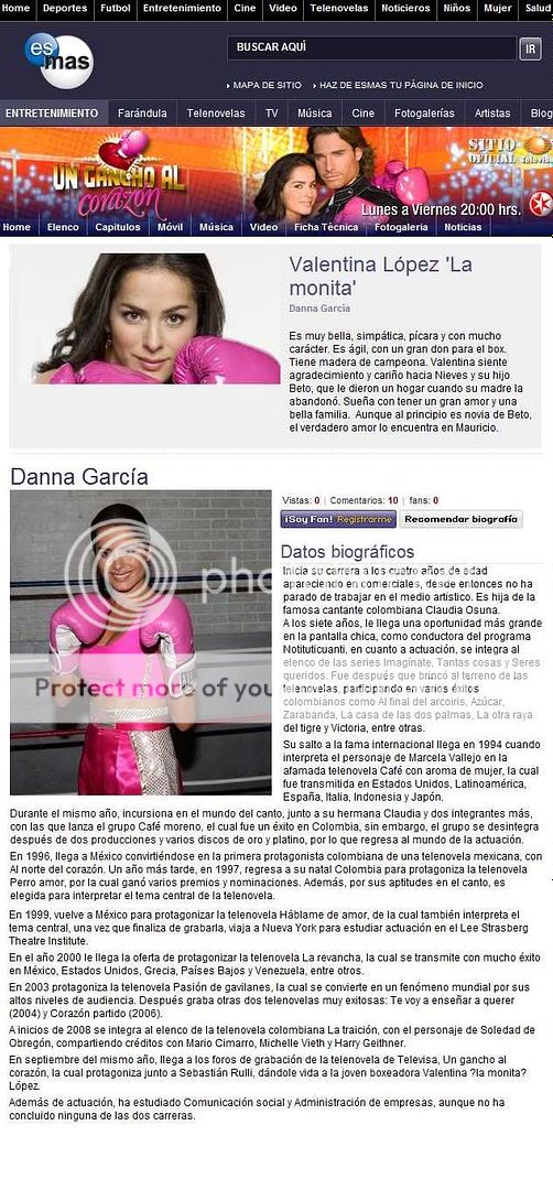 Biografia Oficial de DANNA GARCIA por Tigermac Biografia002