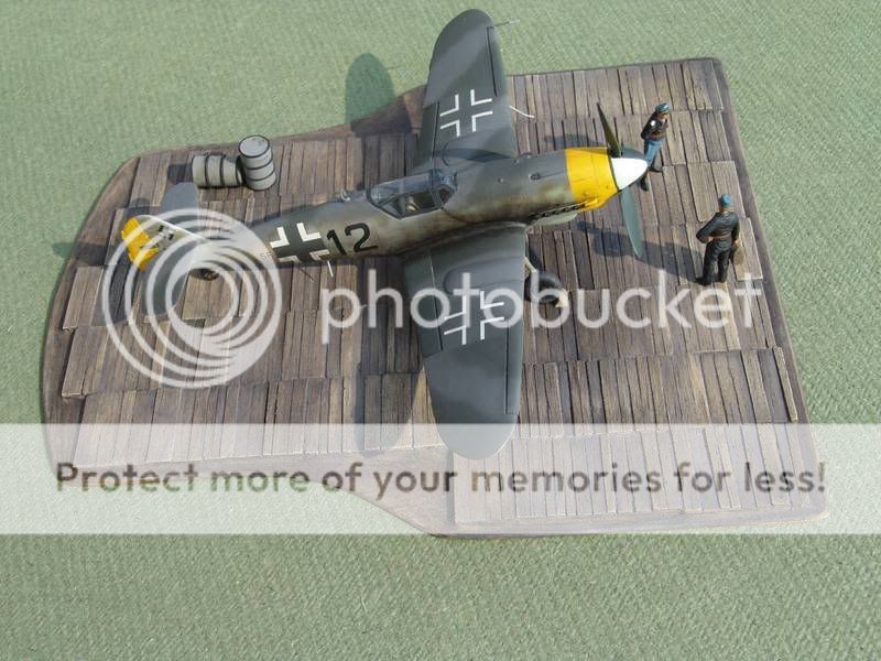 Fighter diorama Luftwaffe Plancherdukit48G050