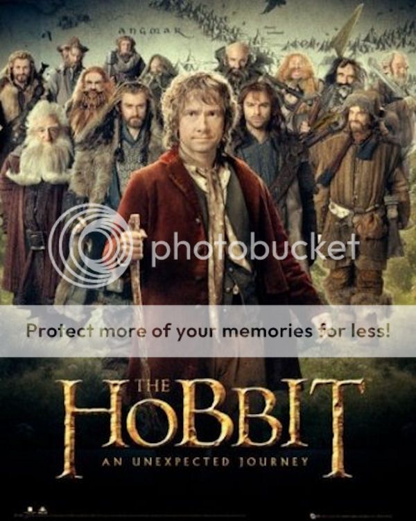 The Hobbit PostersHobbitUnexpectedJourneyBilboDwarves16x20