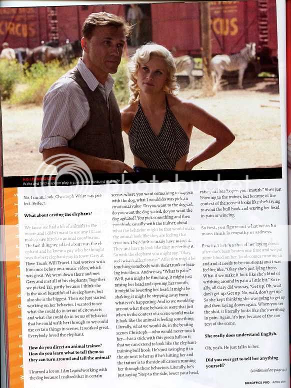 'Water for Elephants' Interview from 'Box Office' Magazine! BO10