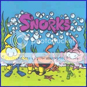 The smurfs, who do they resemble...hmmm? Snorks