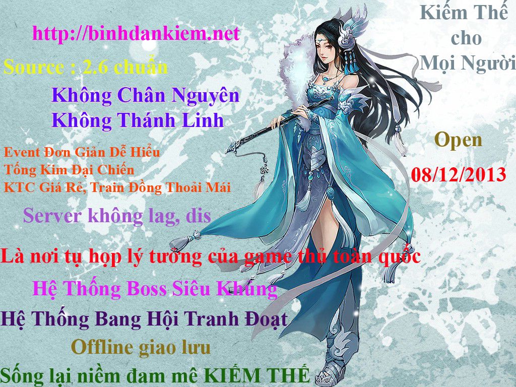 [binhdankiem.net] Kiếm Thế Bình Dân - Tặng Ngay Vũ Khí Thần Sa 5 - Người Người Chơi Kiếm Thế - Nhà Nhà Chơi Kiếm Thế - Open 08/12/2013 3copy