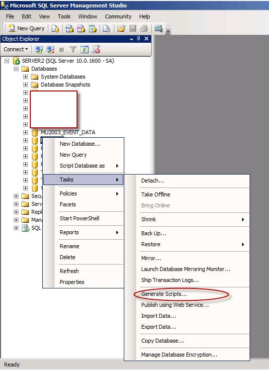 Hướng dẫn giảm log MuOnline trên SQL 2k8 1