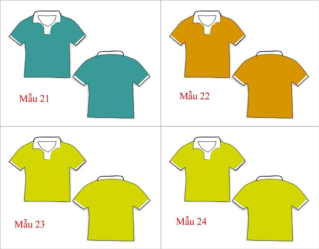 Các màu áo đồng phục cho lớp 07-1
