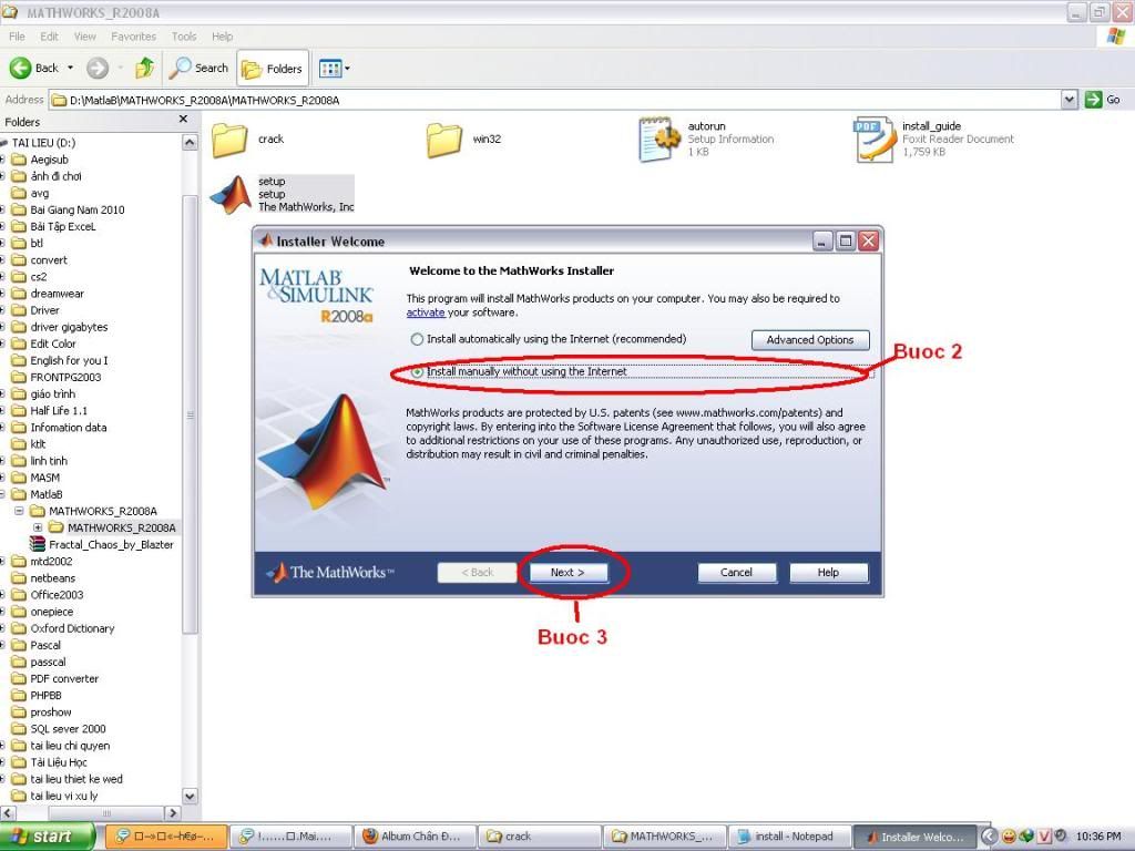 Cách cài đặt Matlab 2-2
