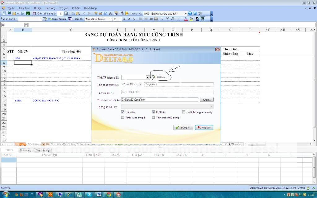 Nhờ anh em diễn dàn gúp đỡ sửa lỗi phần mềm Dự toán Delta Version 8.2.0 Loi02