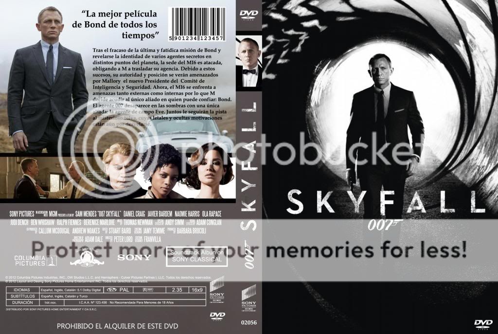 Caratulas DVD de FRANVILLA Skyfall