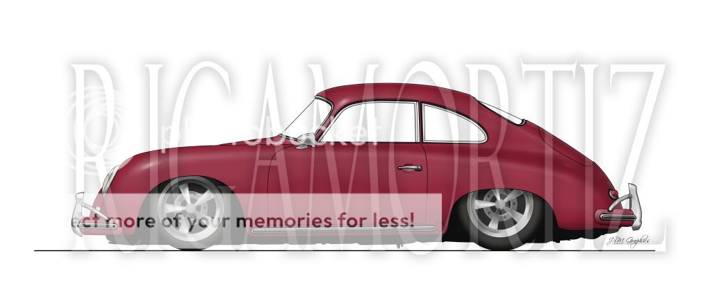 VW Profile Art Porsche356FinishedEscras1w