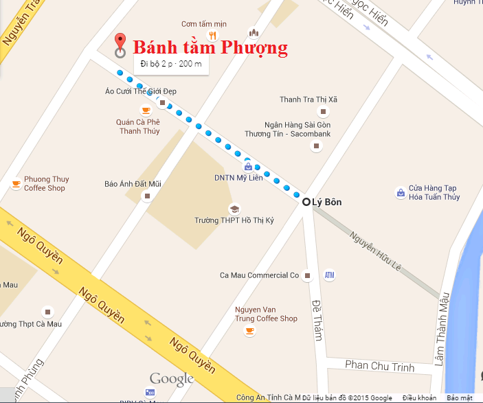 Cà Mau : Bánh Tằm Phượng , Phường 2 BT