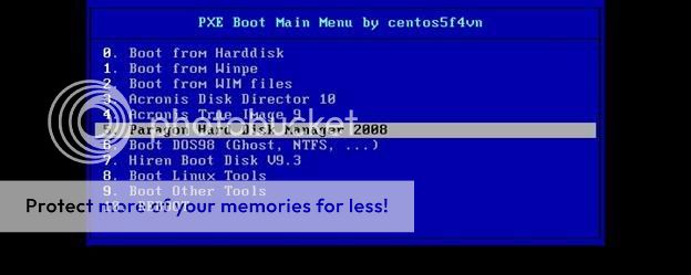 Hướng dẫn Hiren's boot qua mạng LAN 8