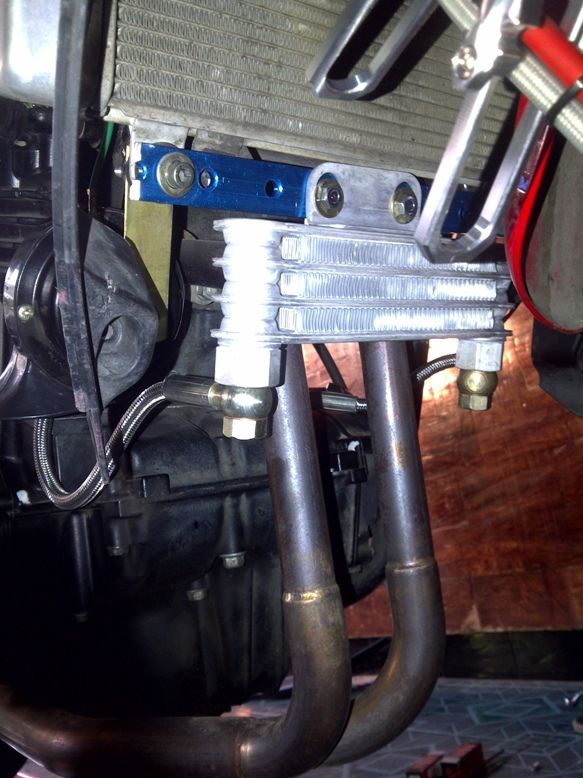 Oil Cooler Custom PNP Ninja 250 (with braided steel hoses) IMG-20121022-00020-1