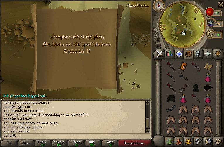 Clue scrolls! 0025