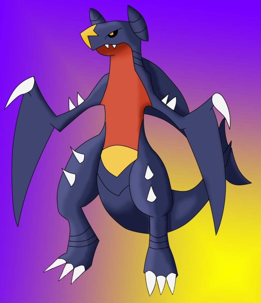 Draco's Poké Drawings Garchomp