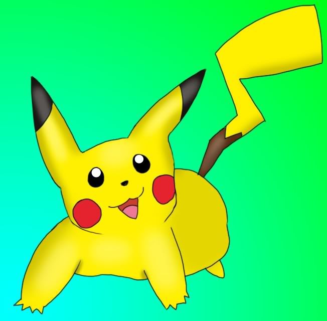 Draco's Poké Drawings Pikachuairbrush