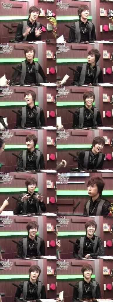 Jung Min en Tokyo After 6 radio 1-tile