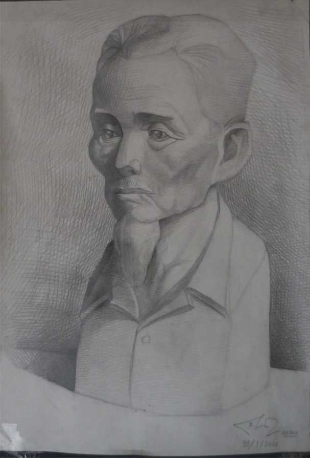 Bài vẽ tượng thạch cao Untitled