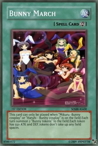 AnimeFTW's YGO cards BunnyMarch